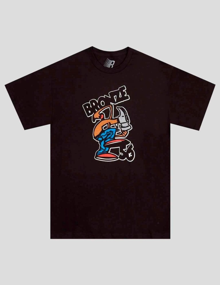 T-shirt BRONZE 56K hammer head tee black